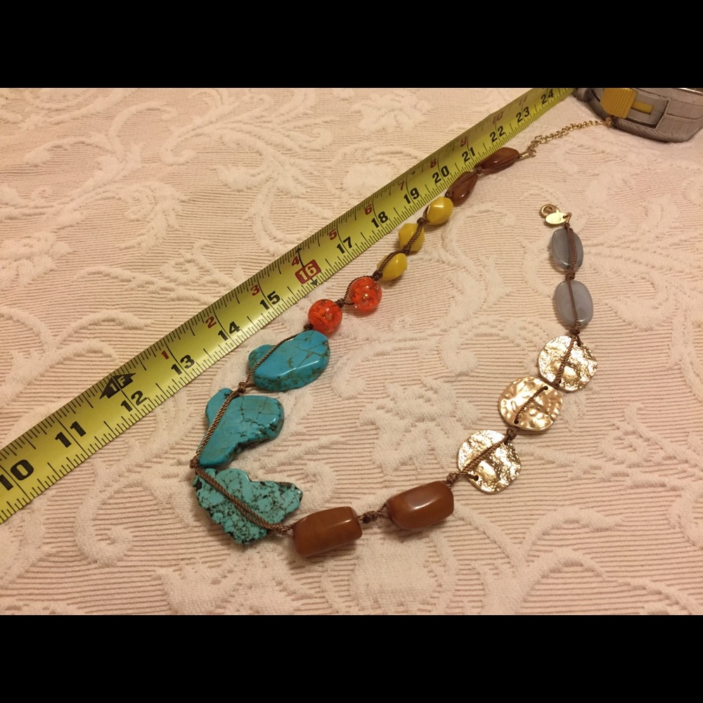 Fun fall color necklace