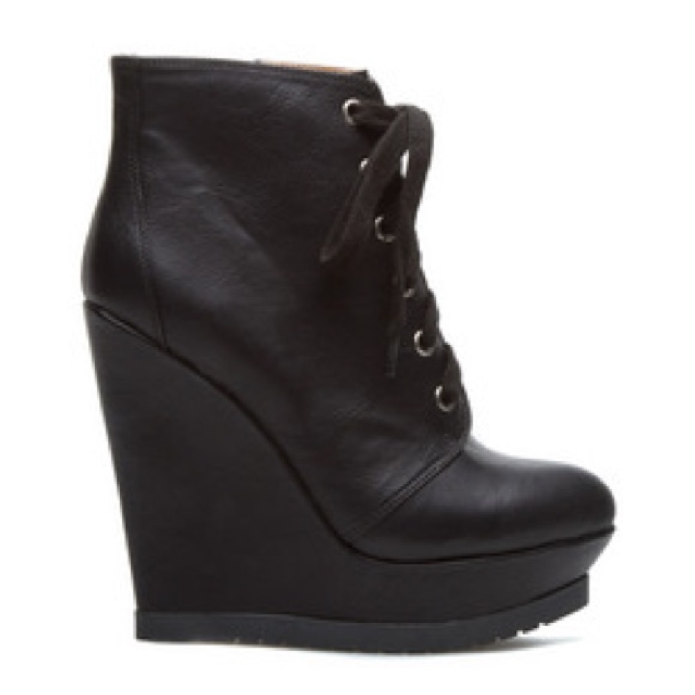 Wedge booties