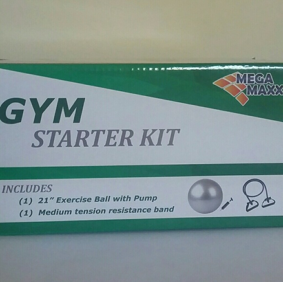 Gym Starter Kit with Execise Ball, Pump & Band. - Picture 3 of 5