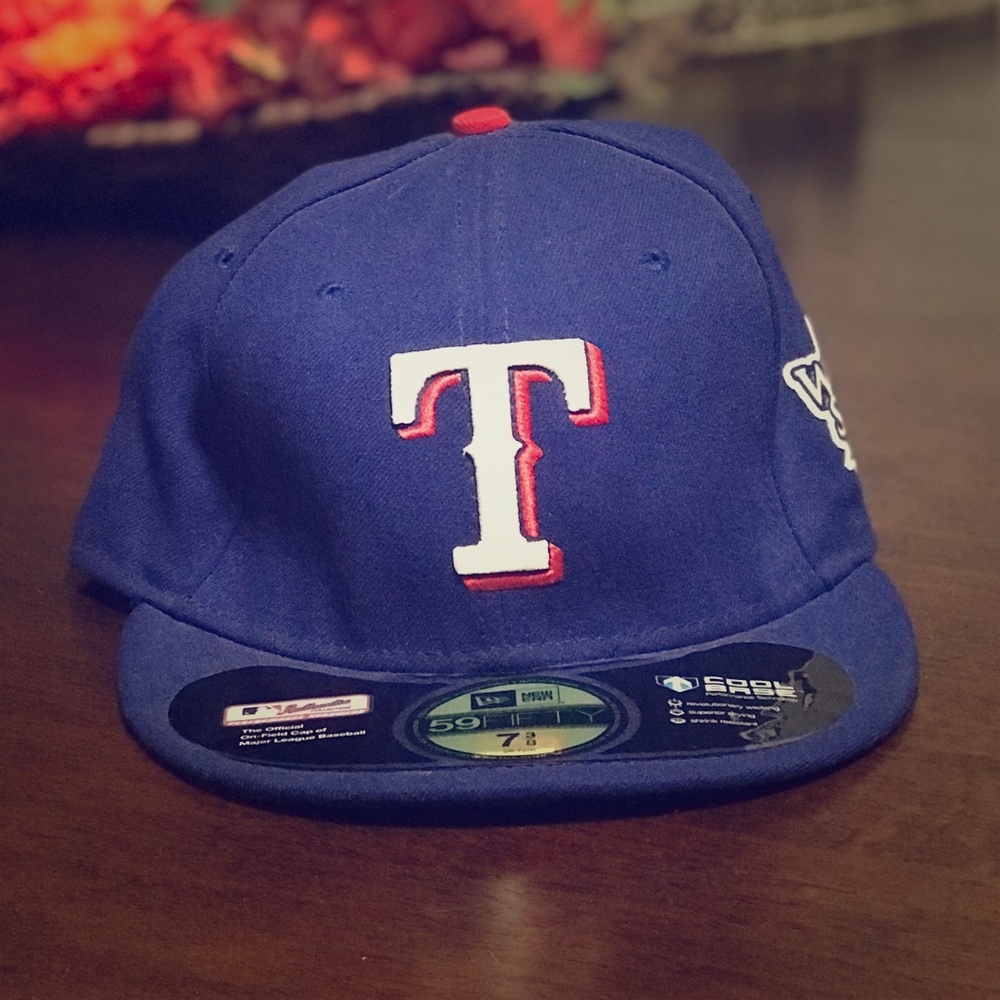 Texas rangers World Series baseball hat