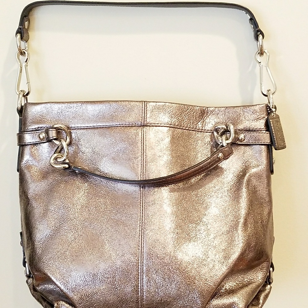 Coach bag - Silver Metallic