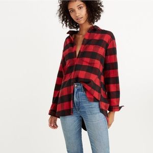 NWT Madewell Ex-Boyfriend Shirt in Buffalo Check