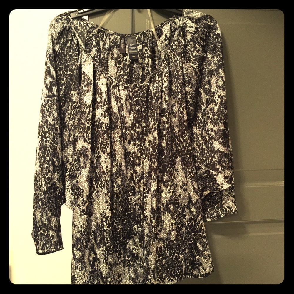 Silk material beautiful blouse