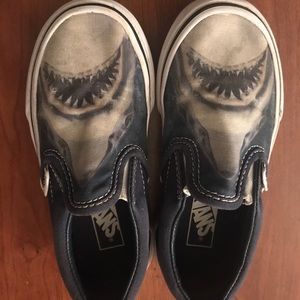 Toddler Shark Vans- Size 10.5