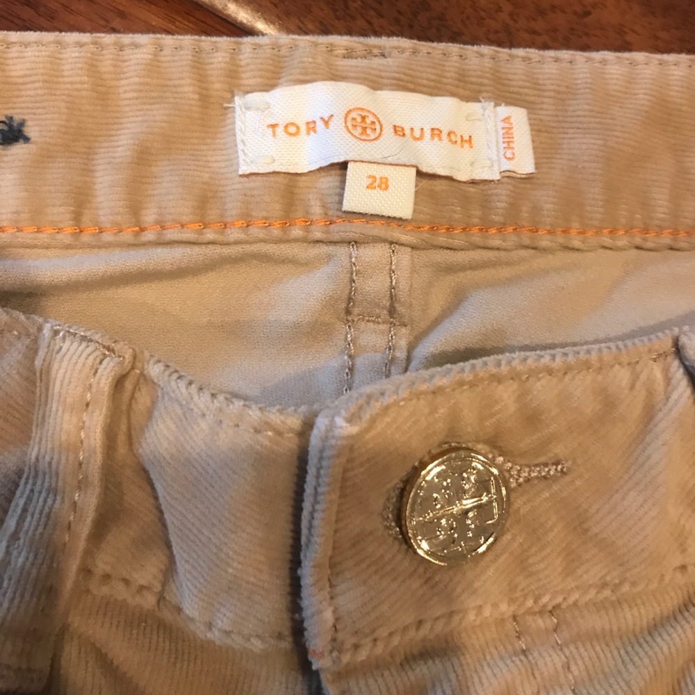 Tory Burch courderoy skinny pant size 28