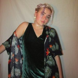 Floral button down top summer spring