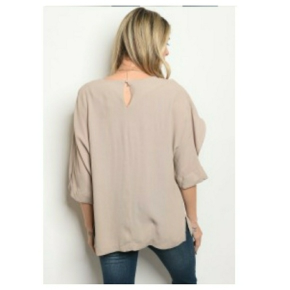 Taupe Top - Picture 2 of 6