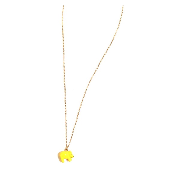 J. Crew Jewelry - J.Crew Yellow Gold Hippo Necklace