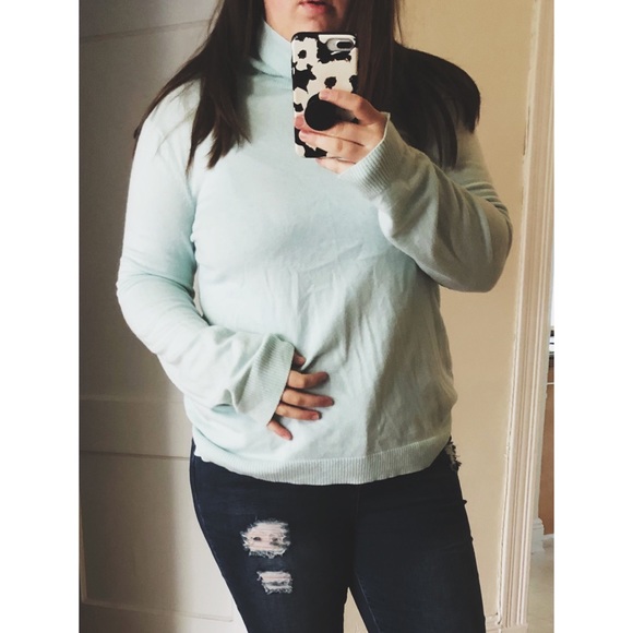 GAP Sweaters - Light blue turtleneck