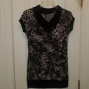 Leopard print sweater