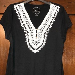 Bundle me! INC black and white top