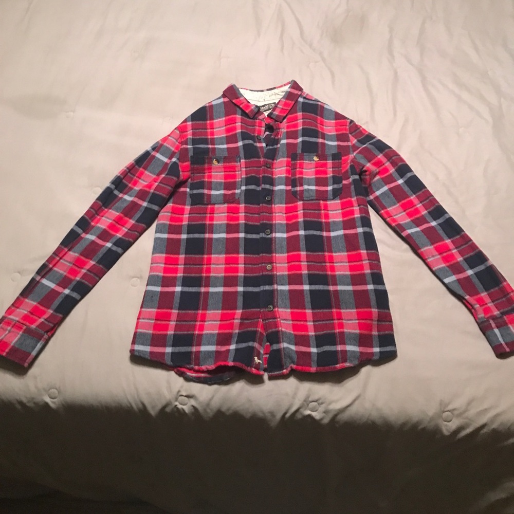 Modern Amusement Button-Down Flannel