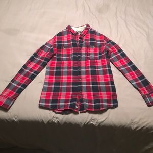 Modern Amusement Button-Down Flannel