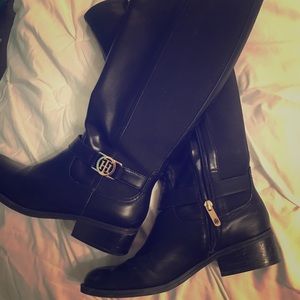 Tommy Hilfiger Black Boots