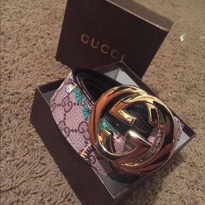 Authentic Gucci Belt With Original Box