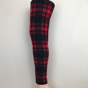 Plaid leggings- buttery soft like LLR