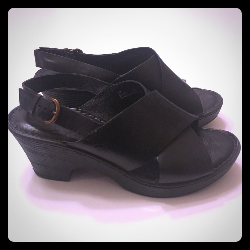 Born Coralyn Slingback Platform Sandal