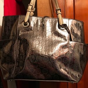MK metallic purse