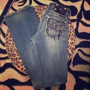 🎀Miss Me Girls Denim Bootcut Jeans-Size 14🎀