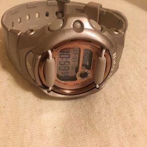 Metallic women’s Baby-G watch
