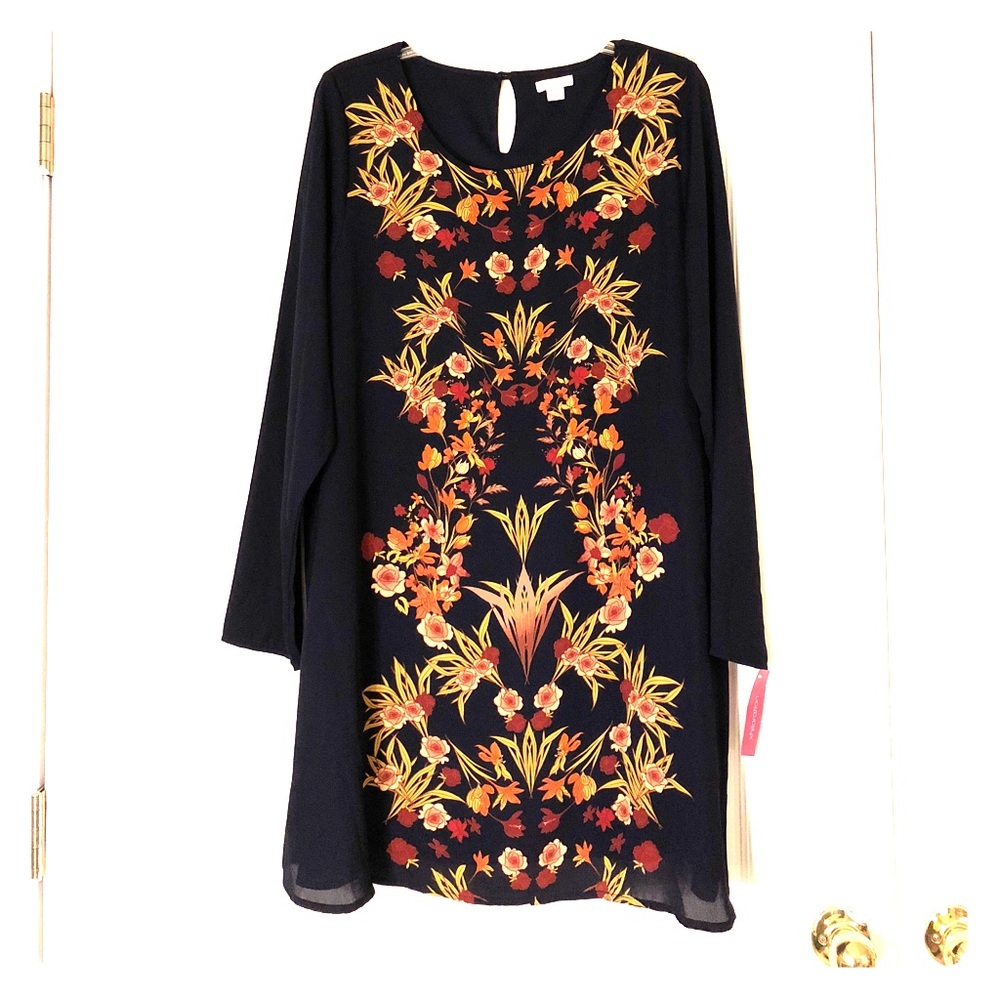 NWT✨ Navy Fall Dress