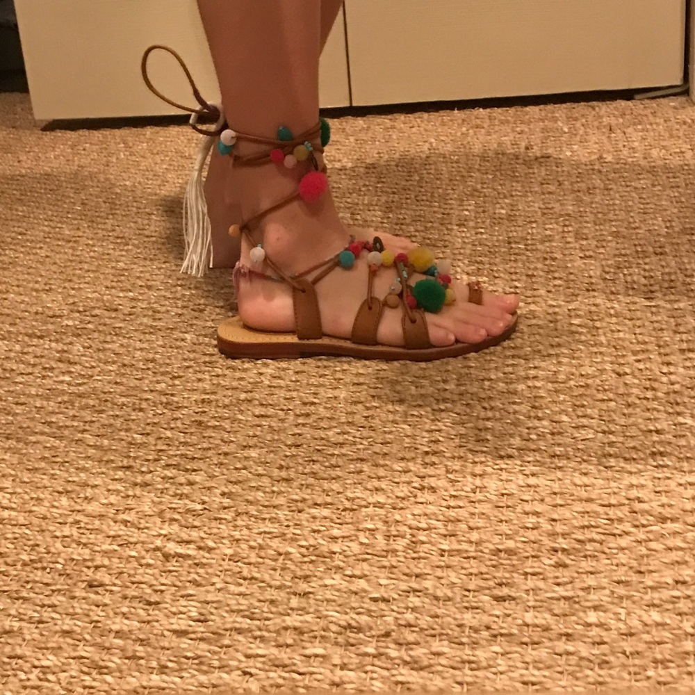Aztec sandals