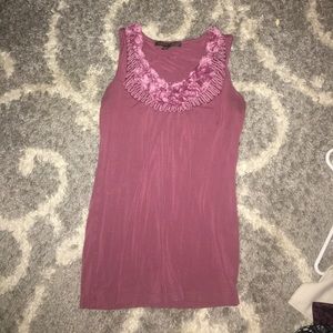 Mauve sleeveless top size M