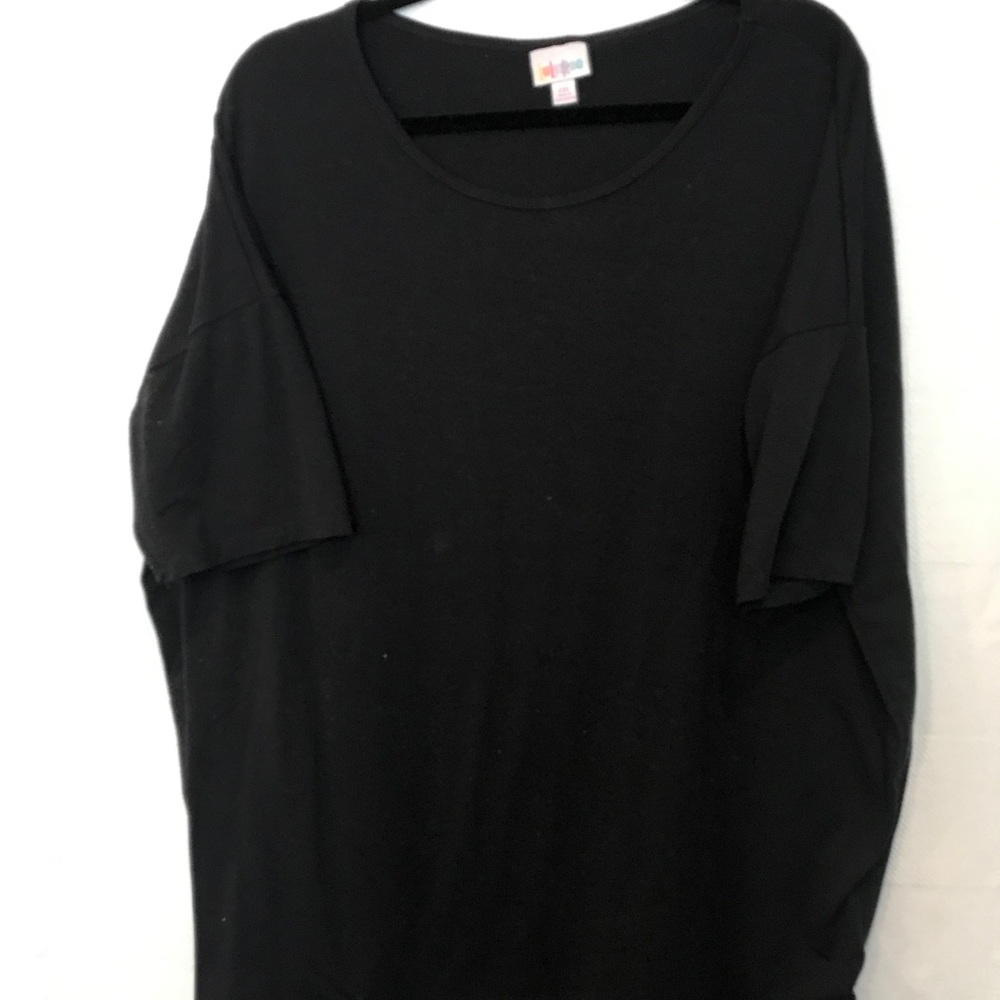 Solid black lularoe Irma