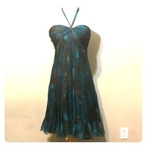 Flowing halter dress