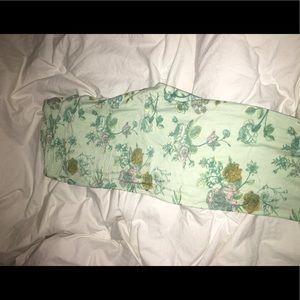 Mint Floral LuLaRoe One Size Leggings