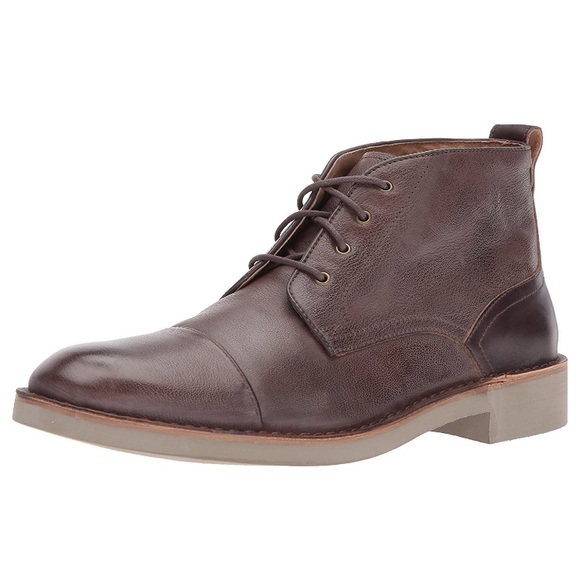 John Varvatos Other - SALE🔥JOHN VARVATOS CHUKKA BROWN LEATHER BOOTS 10