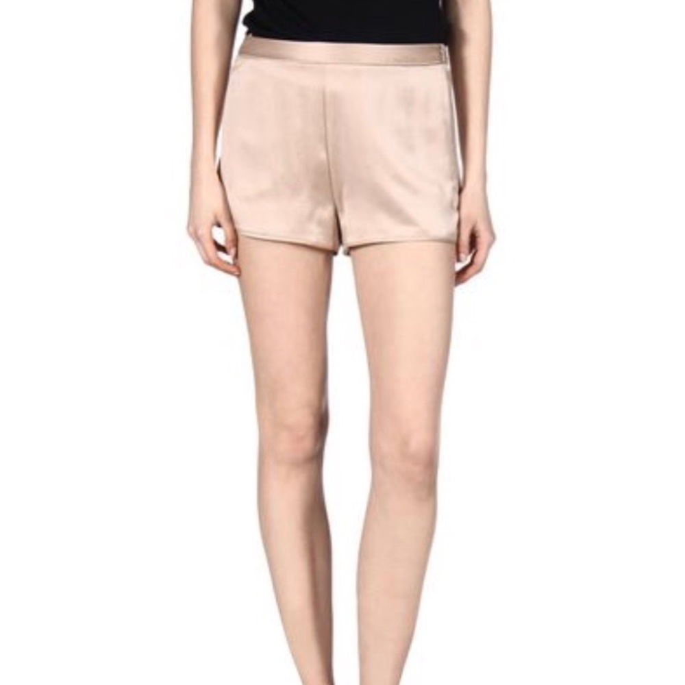 T by Alexander Wang Satin Shorts