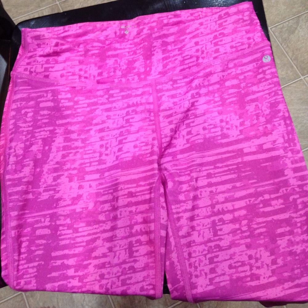 Pink & Black Workout Capris