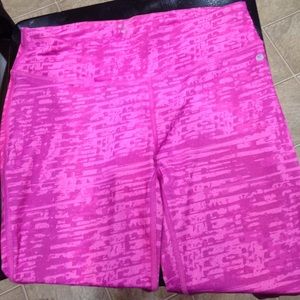 Pink & Black Workout Capris
