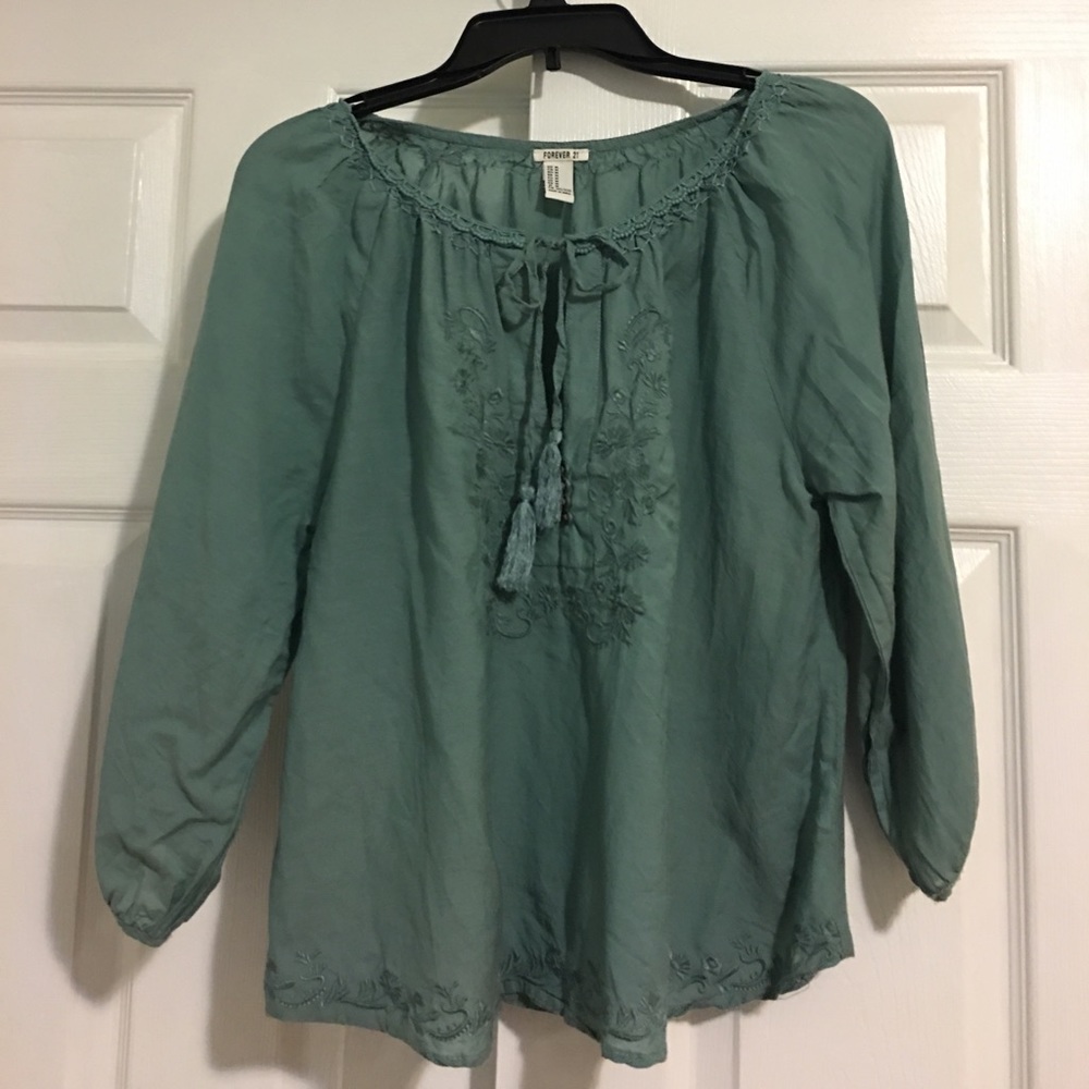 Greenish blouse