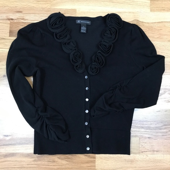 I.N.C. Rosette Cardigan Sweater - Picture 3 of 7