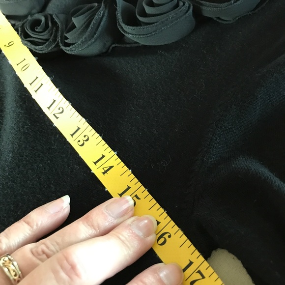 I.N.C. Rosette Cardigan Sweater - Picture 6 of 7