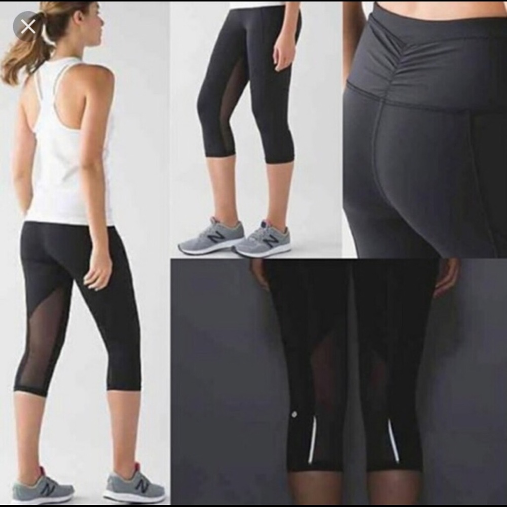 lululemon OUTRUN CROP size 8