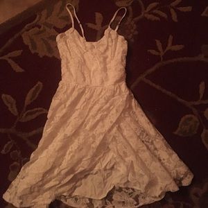 Abercrombie & fitch white lace cross cross dress