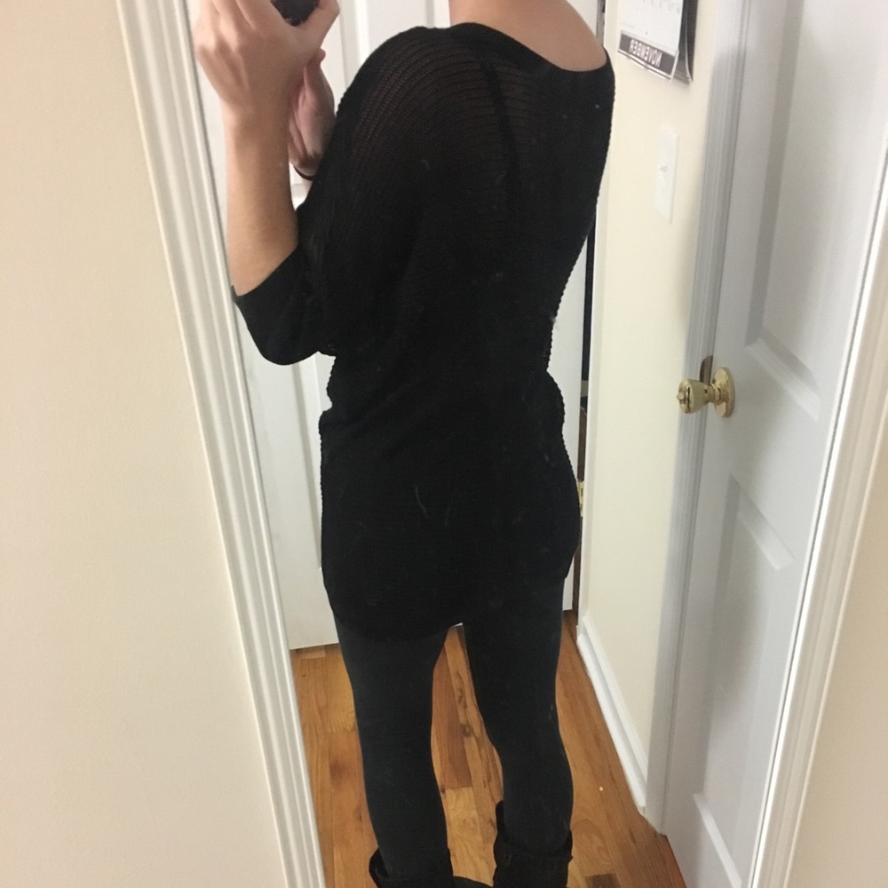 Express | open knit sweater - Picture 4 of 7