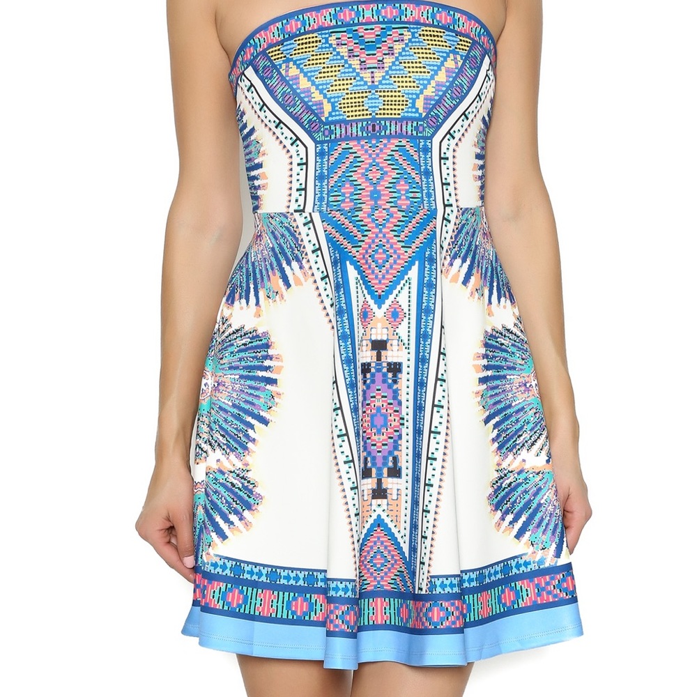 Flying tomato strapless Aztec dress size M