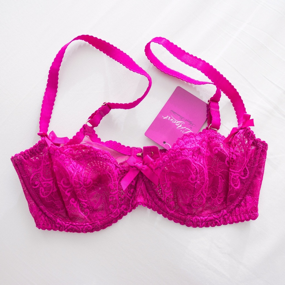 NWT L'Agent by Agent Provocateur Demi Bra, Pink