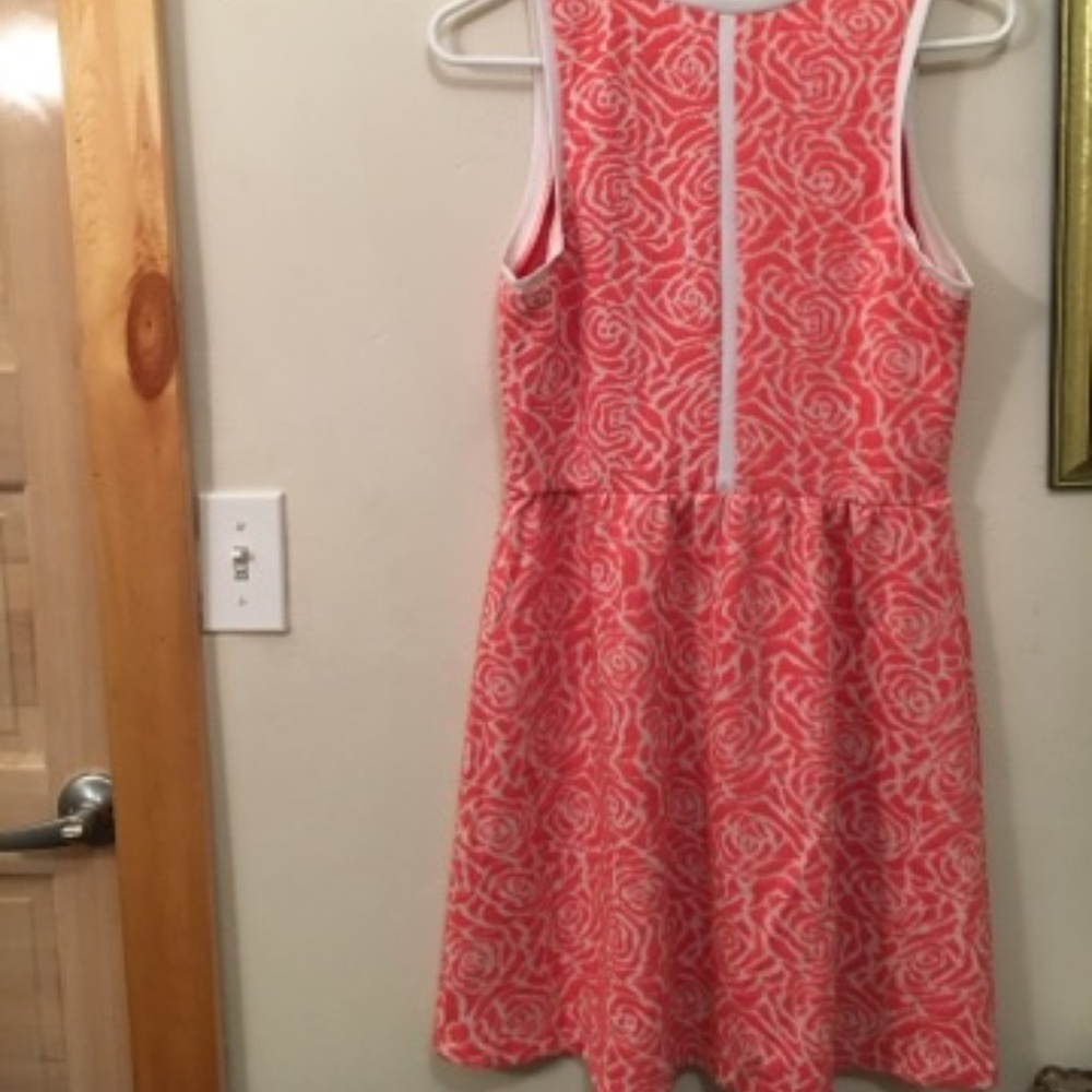 Peach / Coral Floral Dress
