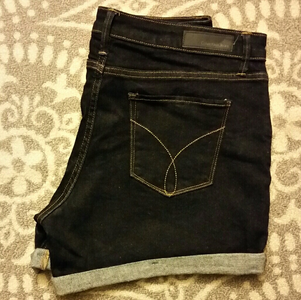 Calvin Klein Jean shorts NWOT