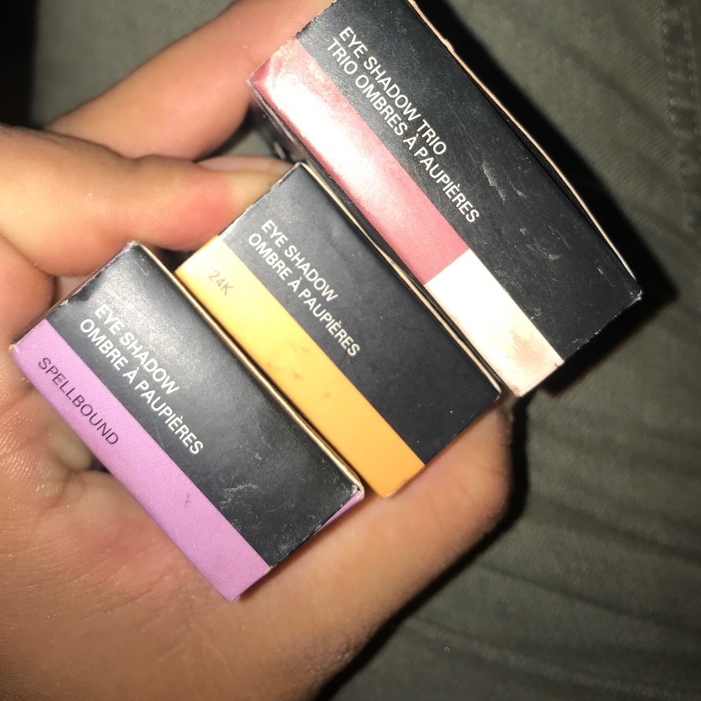 smashbox eyeshadows $10 individually $25 All three