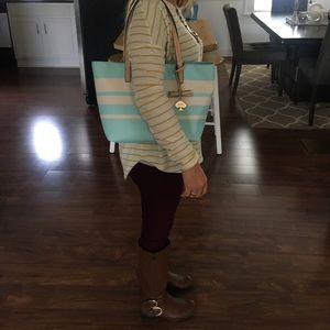 kate spade Bags - Light blue Kate spade small tote kate spade Bags - Light blue Kate spade small tote