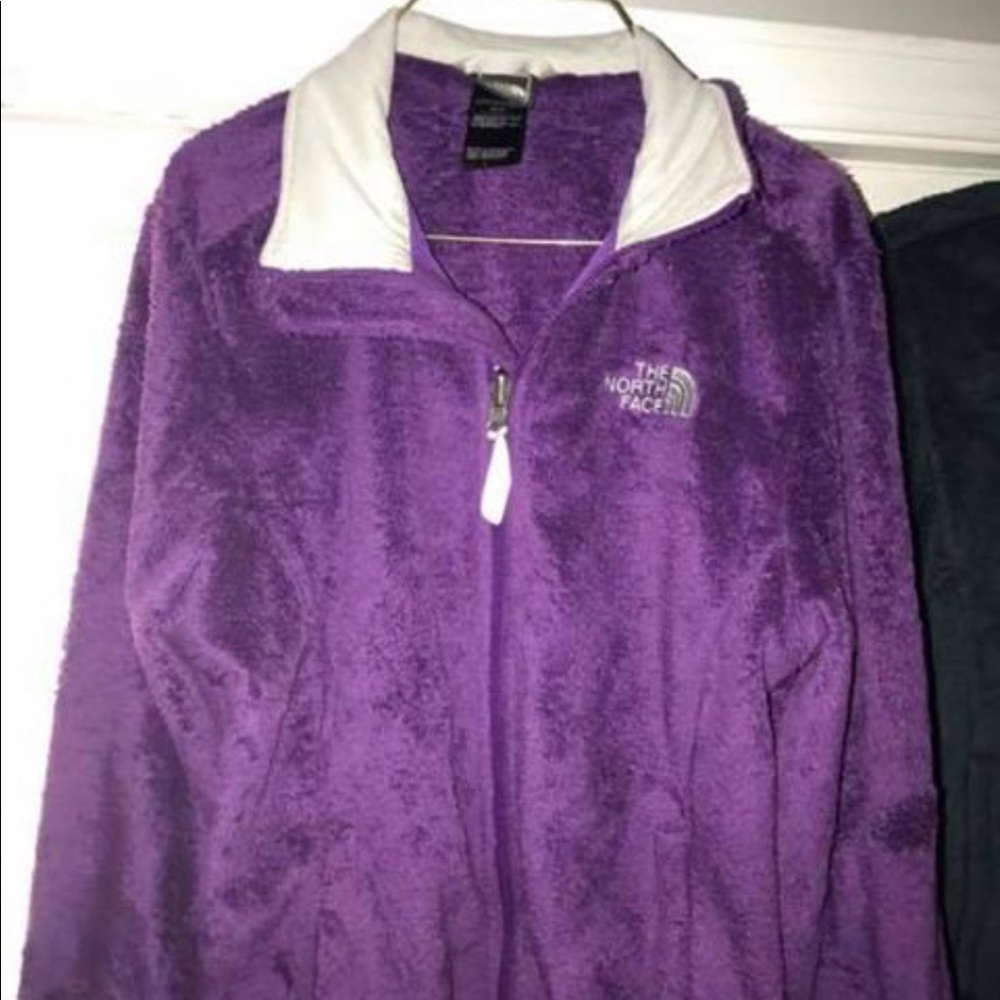 Purple fleece north face
