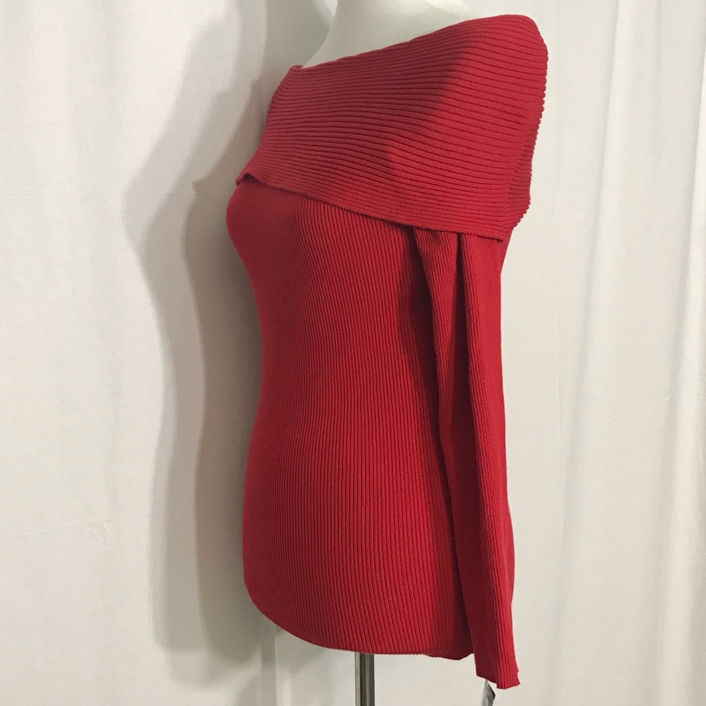 INC International Concepts Sweater XL Red NEW - Picture 3 of 7