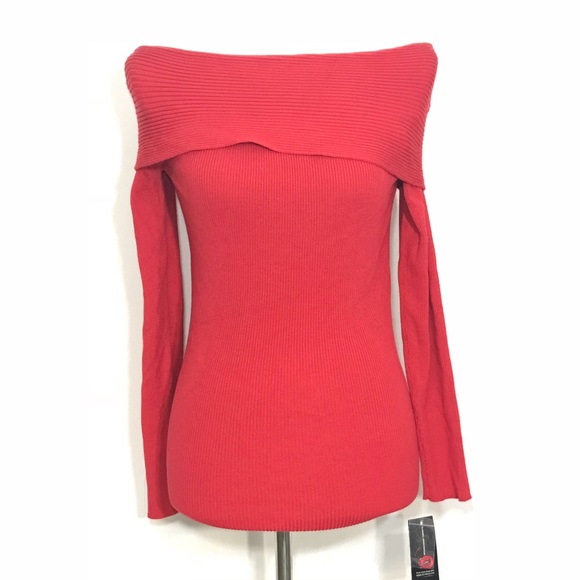 INC International Concepts Sweater XL Red NEW - Picture 2 of 7