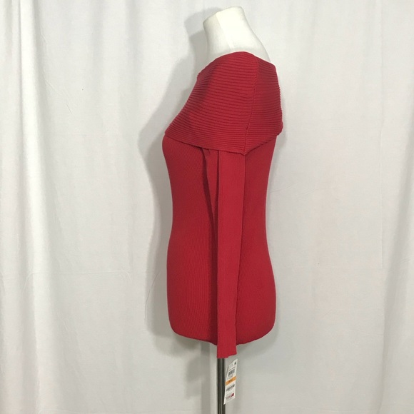 INC International Concepts Sweater XL Red NEW - Picture 4 of 7